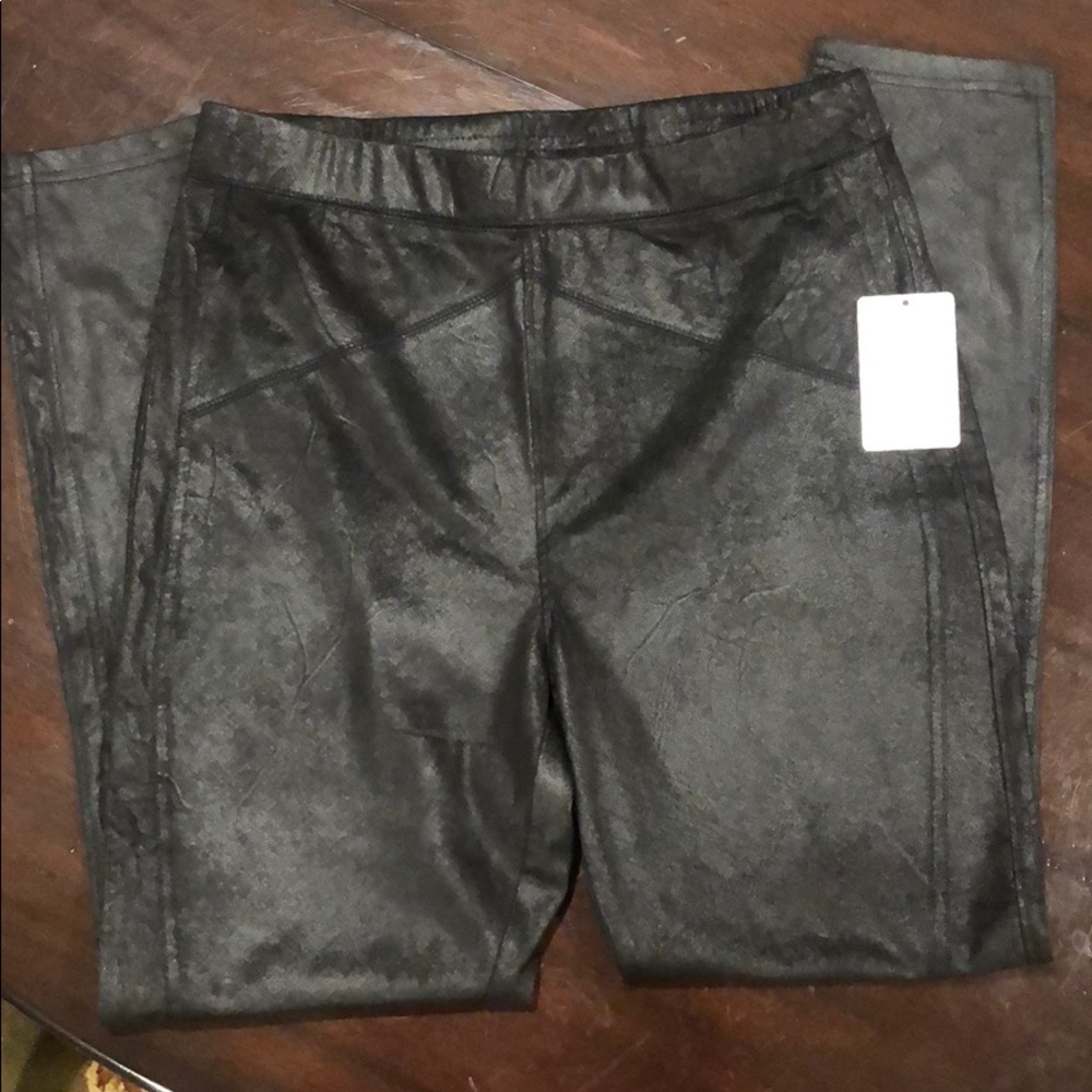 Free People Midnight Vegan Suede Skinny Black - Picture 3 of 5